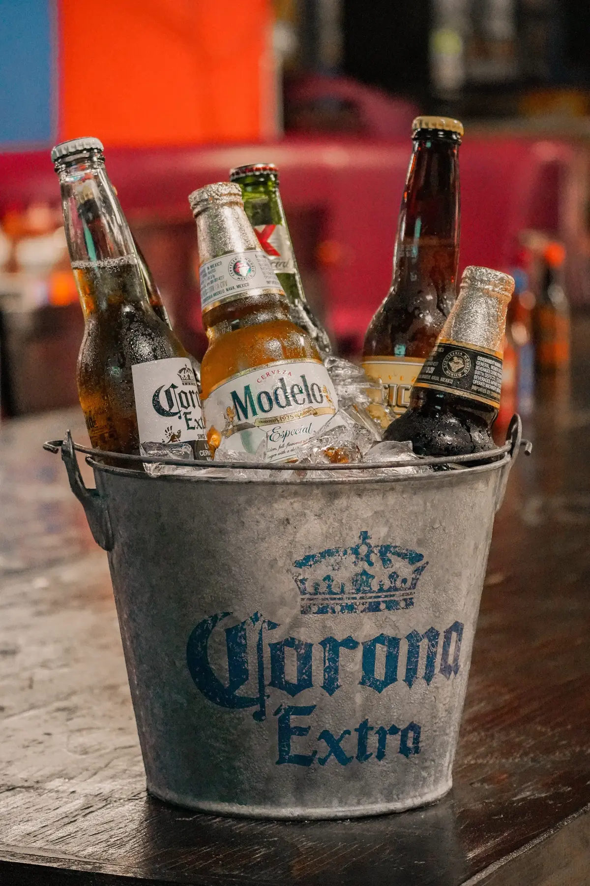 bucket of 6 drinks during our happy hour.